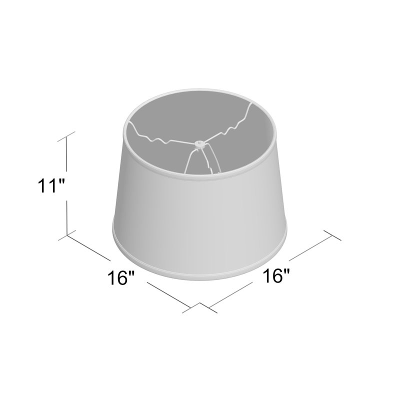 Breakwater Bay 11'' H x 16'' W Linen Empire Lamp Shade ( Screw On